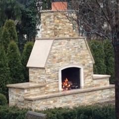 Fireplace Stone by Thomas Brick